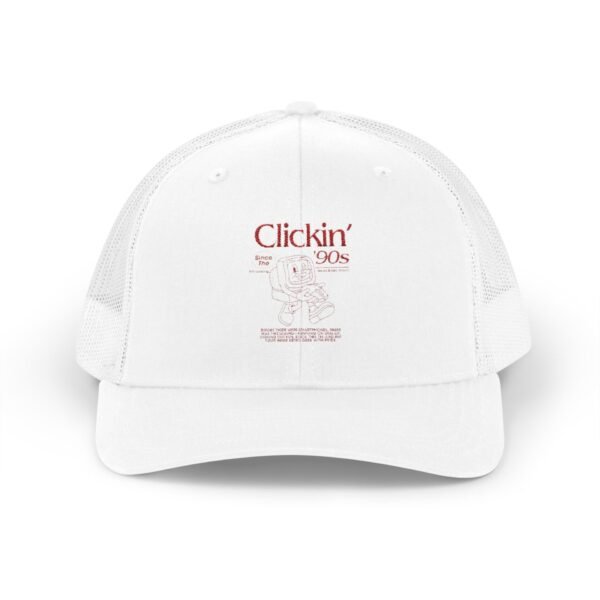Retro Clickin' 90s Snapback Trucker Cap, Stylish Hat, Vintage Vibe, Perfect Gift for Retro Lovers, Summer Accessory, Fashion Statement