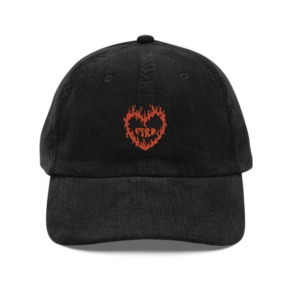 Vintage Embroidered Cap with Heart Design - Image 13