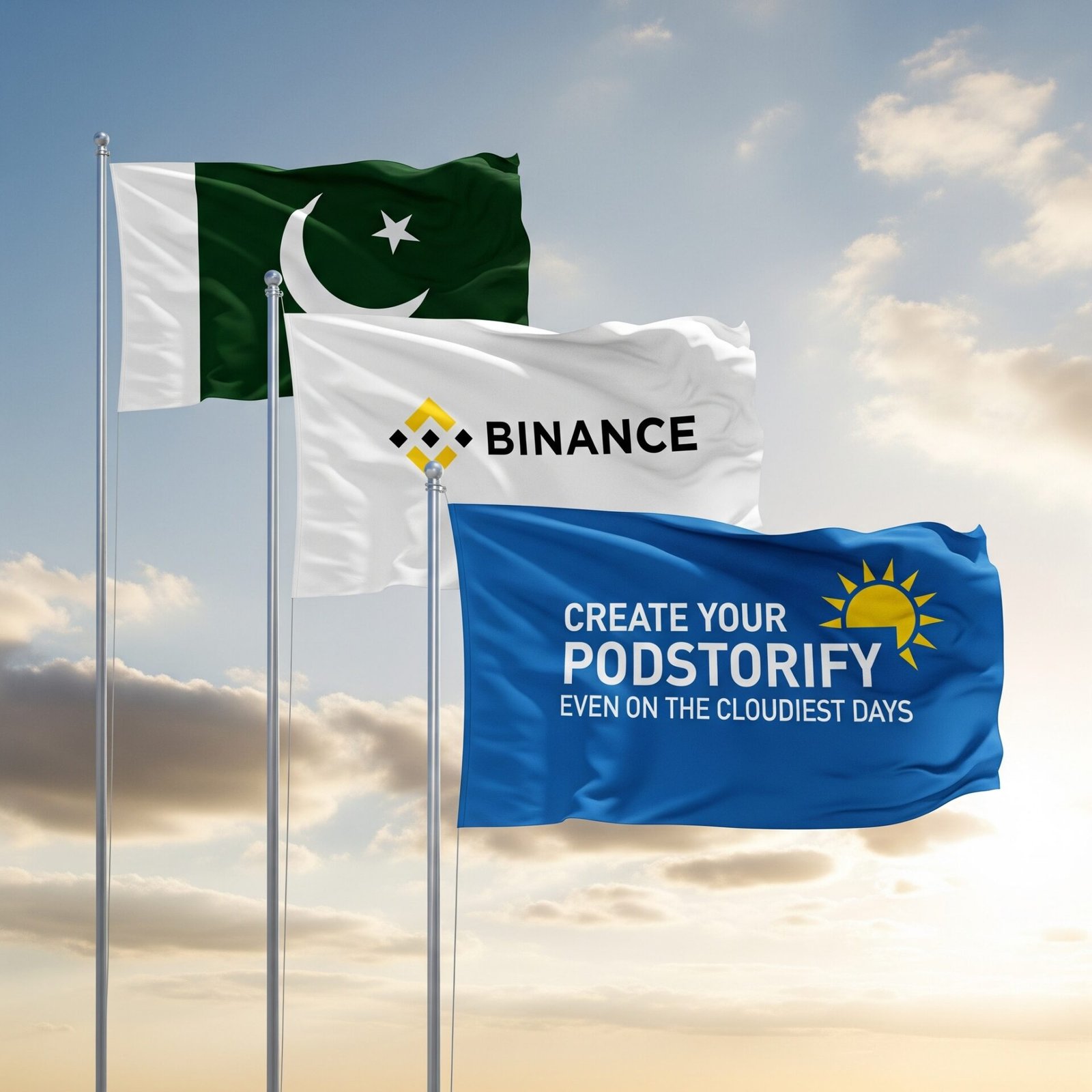 New Entry Podstorify Brands In Pakistan With Binance